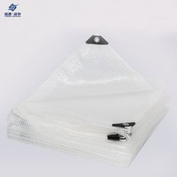 White PE Grid Waterproof Heavy Duty PE tarpaulin Sheets