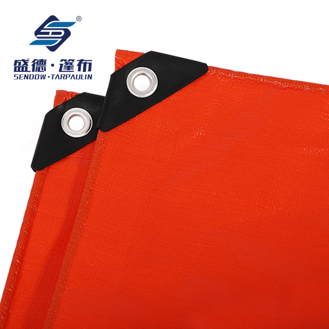 Orange Tarp Middle Duty Waterproof Large Multipurpose Poly Outdoor Tarps Cover