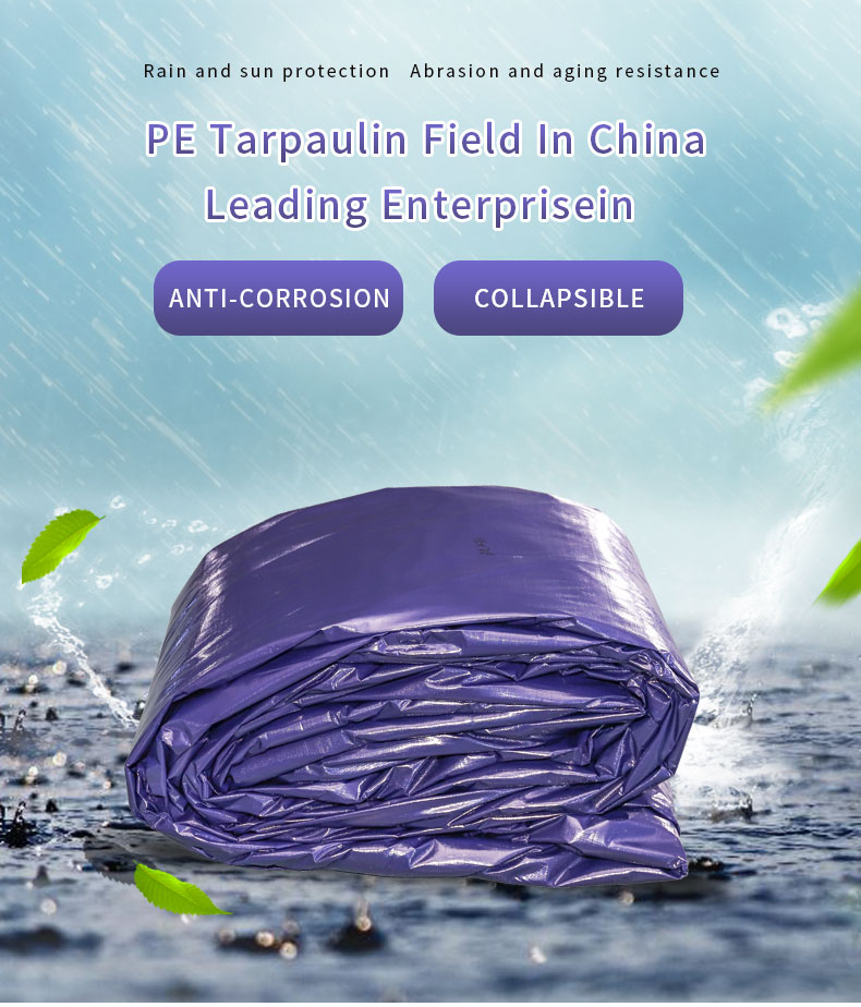 Purple tarpaulin manufacturer
