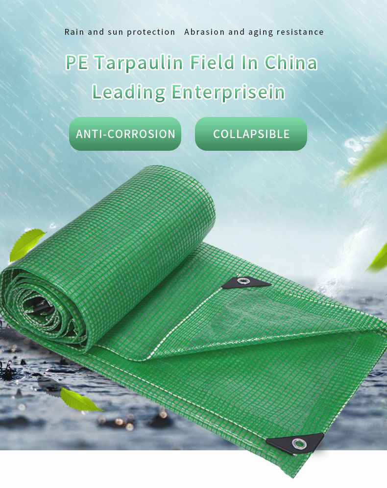 After using the waterproof tarpaulin, be sure to organize all parts