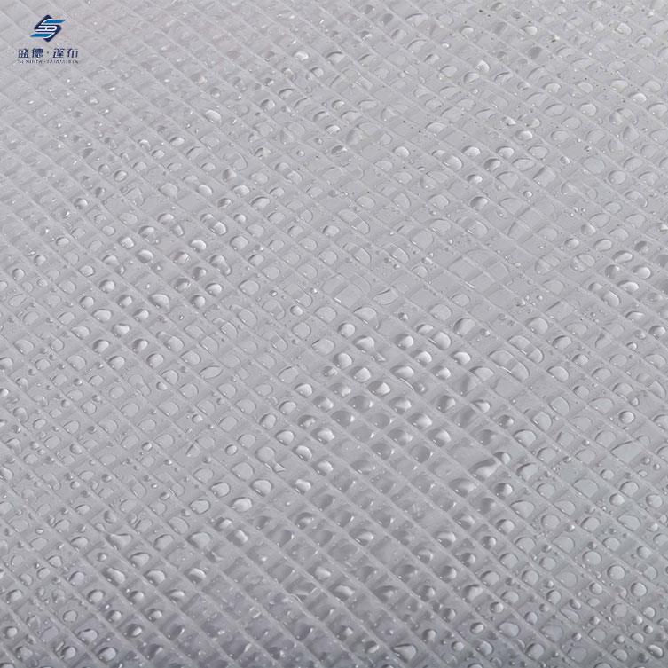 White PE Grid Waterproof Heavy Duty PE tarpaulin Sheets
