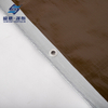 Multipurpose Protective Cover Silver Brown Poly Tarp Durable Water Resistant Weather Resistant