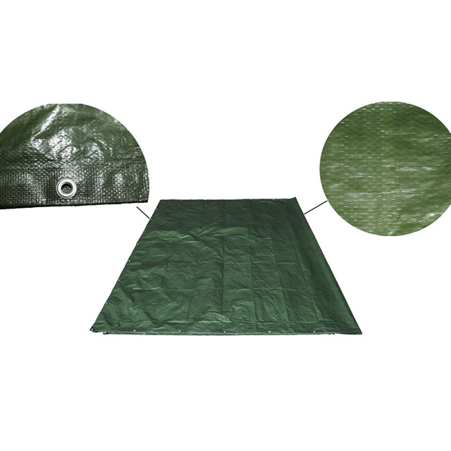 Which fireproof tarpaulins are generally used on construction sites?