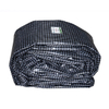 Promotional Sun Protection Tarps Black And White Grid PE Tarpaulin