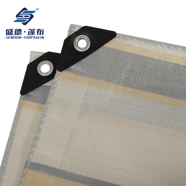 250 GSM 100% New HDPE Tarpaulin High Strength Waterproof PE Tarpaulin