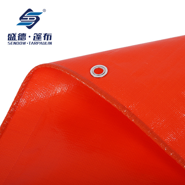 Orange Tarp Middle Duty Waterproof Large Multipurpose Poly Outdoor Tarps Cover