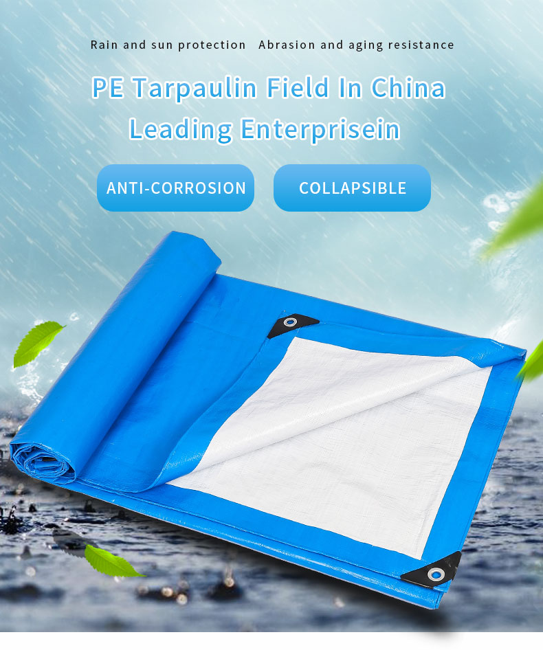 Blue-white tarpaulin manufacturers