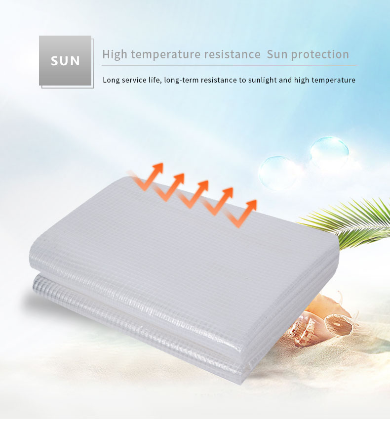 Precautions for the maintenance of light-colored tarpaulins