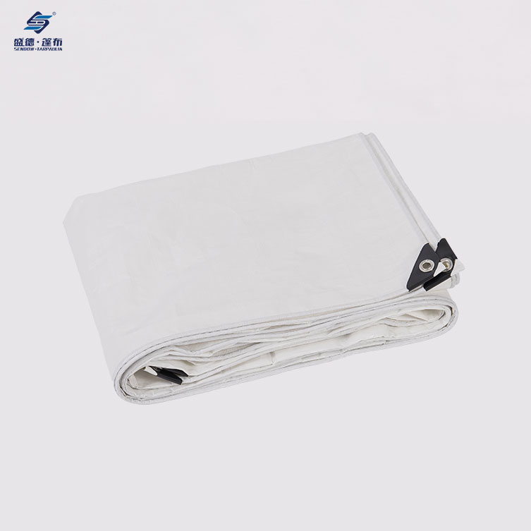 White/White Waterproof Heavy Duty PE tarpaulin Sheets