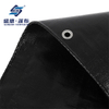 Middle-Duty Poly Tarp Black PE Tarpaulin Fabric For Drying Maize