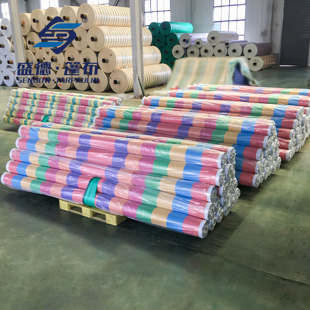 PE Tarpaulin Roll Waterproof PE Tarp Fabric for Sale From China Factory