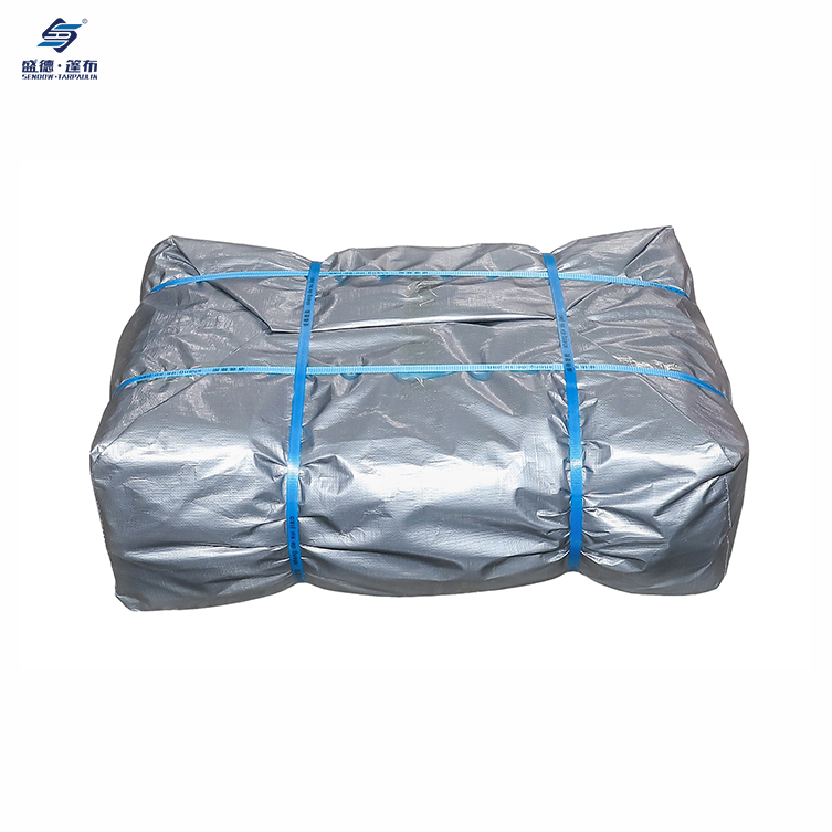 Silver/Army green Waterproof Heavy Duty PE Tarpaulin