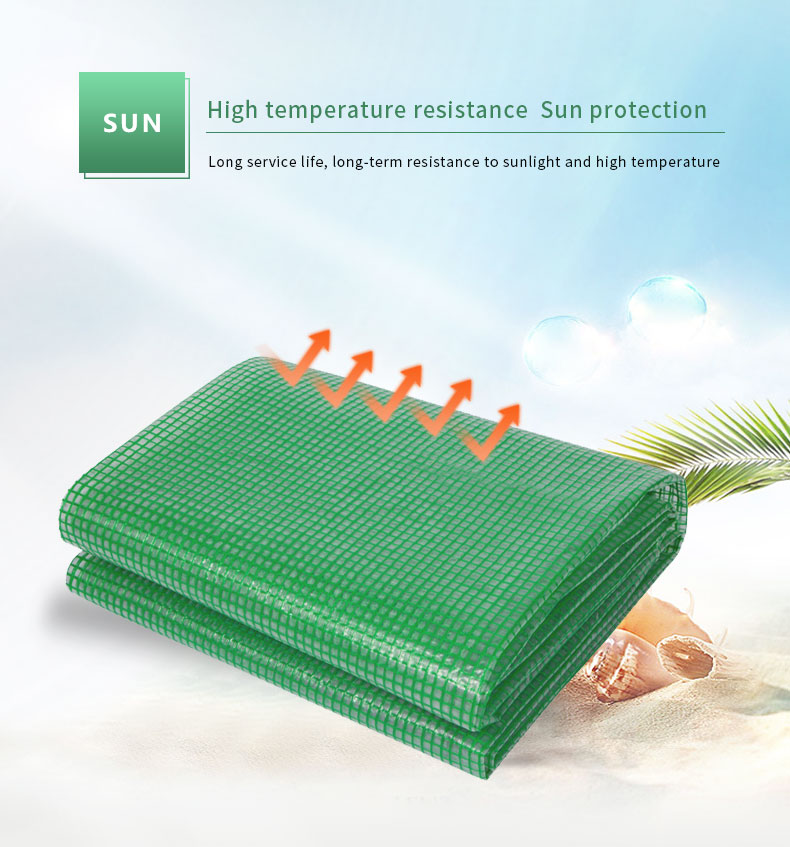 Green leno tarpaulin advantage