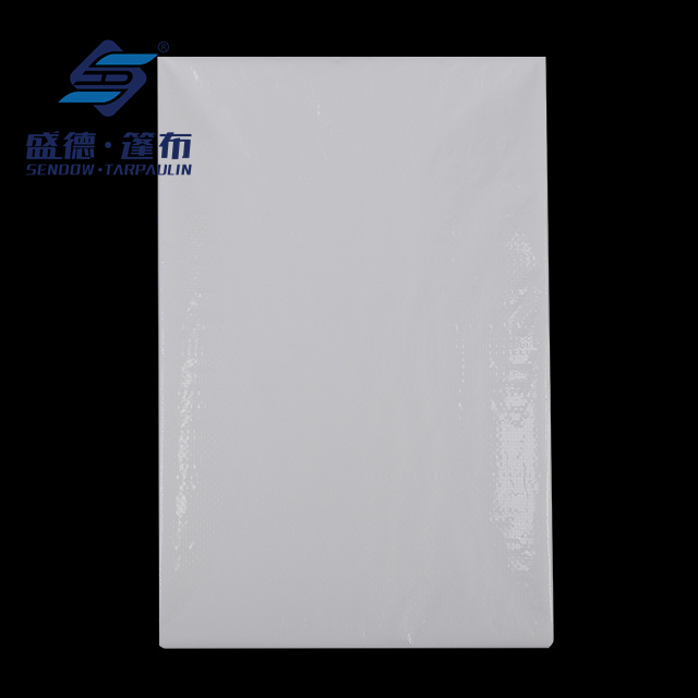 White Heavy Duty Fire Retardant Poly Tarps