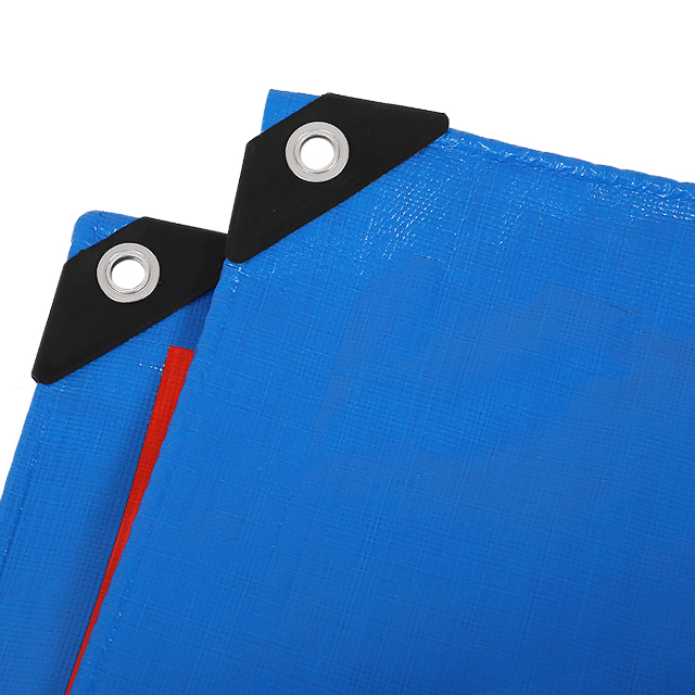 Blue/orange PE Tarpaulin
