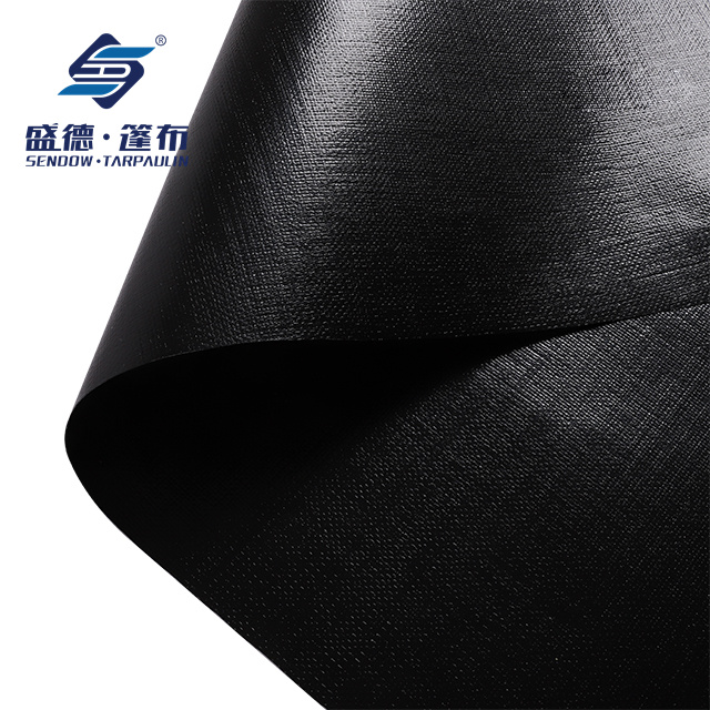 Middle-Duty Poly Tarp Black PE Tarpaulin Fabric For Drying Maize