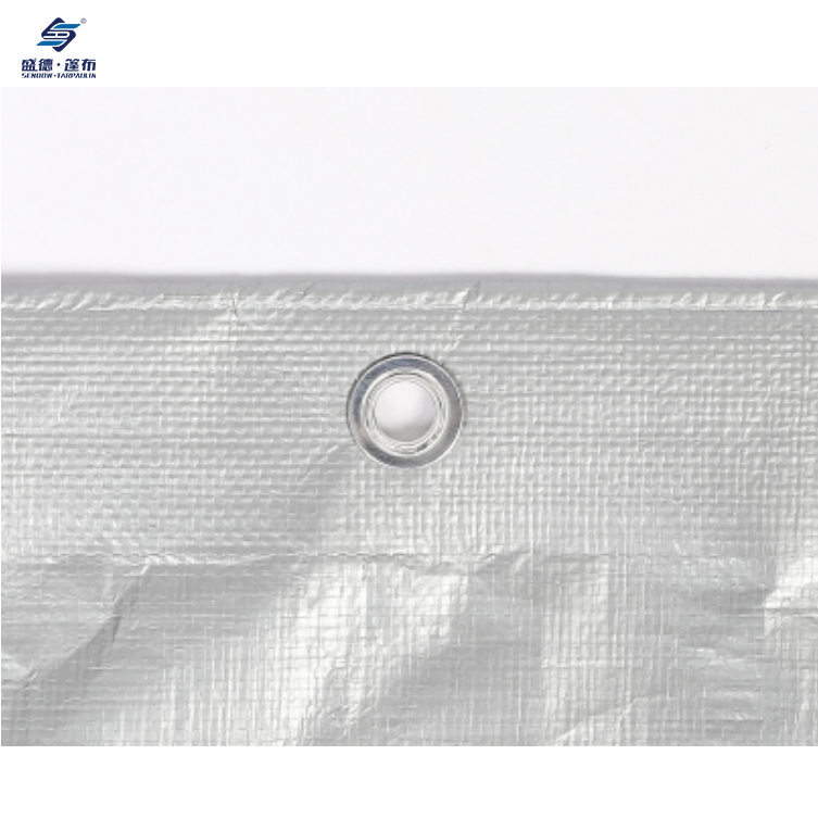 Silver/Army green Waterproof Heavy Duty PE Tarpaulin