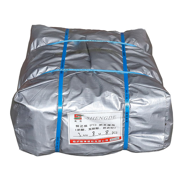 Cheap Price High Quality Waterproof Silver Pe Tarpaulin for Lumber Cover