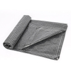 Promotional Sun Protection Tarps Black And White Grid PE Tarpaulin