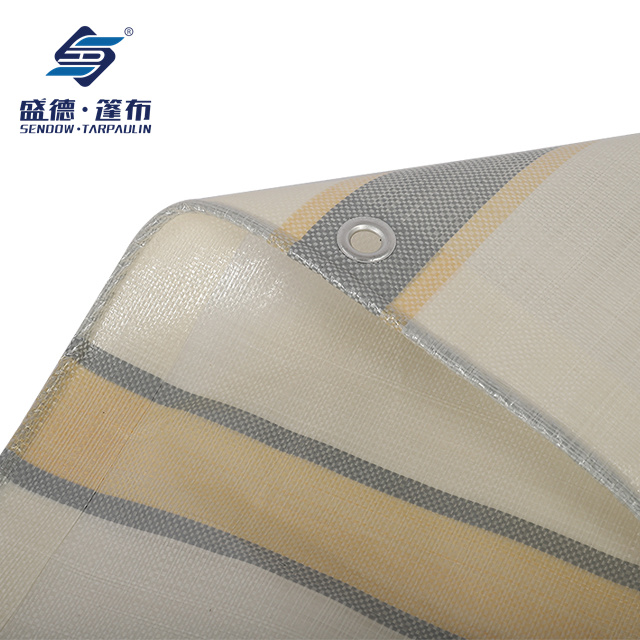 250 GSM 100% New HDPE Tarpaulin High Strength Waterproof PE Tarpaulin
