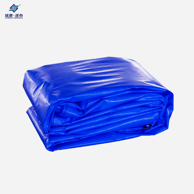 Blue/Silver Waterproof Heavy Duty PE Tarpaulin